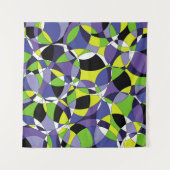 鮮度の色の抽象芸術パターン要約，アート， g タペストリー (正面(横))