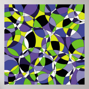 鮮度の色の抽象芸術パターン要約，アート， g ポスター