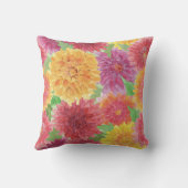 鮮数々のやかな菊 クッション (裏面)