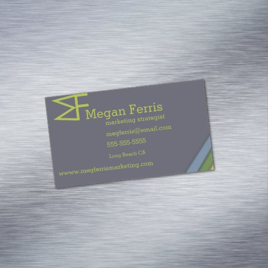 鮮明でドラマチック マグネット名刺 (インサイチュ)