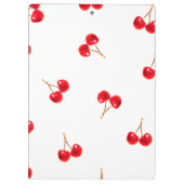 鮮明なさくらんぼパターン クリップボード (裏面)