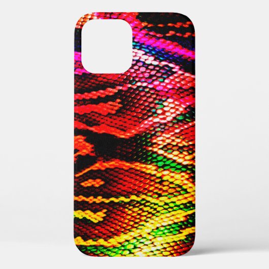 鮮明なカラフルパターンデザイン(抽象芸術a) Case-Mate iPhoneケース (裏面)