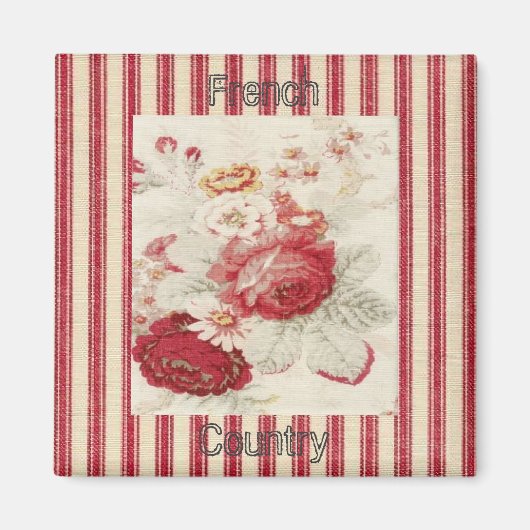 鮮明なクリーンフランスのフローラ国冷蔵庫用マグネット マグネット (正面)