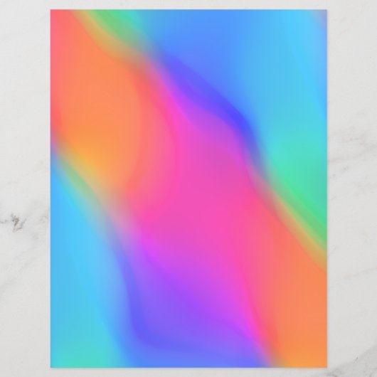 鮮明なホログラフィックスクラップブック紙 (正面)