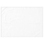 鮮明な白無地の色 テーブルクロス (正面(横))