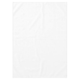 鮮明な白無地の色 テーブルクロス