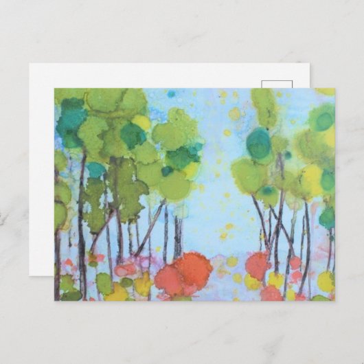 鮮明な秋の日 – はがき (正面/裏面)