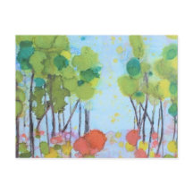 鮮明な秋の日 – はがき