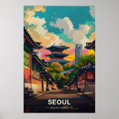 鮮明な空の下にソウルの古代チャーム ポスター (正面)