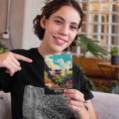 鮮明な空の下にソウルの古代チャーム ポストカード