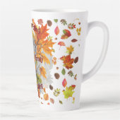 鮮明な空気と居心地の良いシップス:秋マグ鮮やかリーフ カフェラテマグ (右)