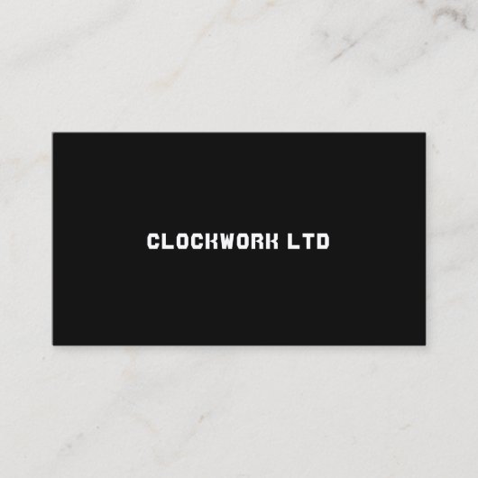 鮮明な – 名刺 (正面)