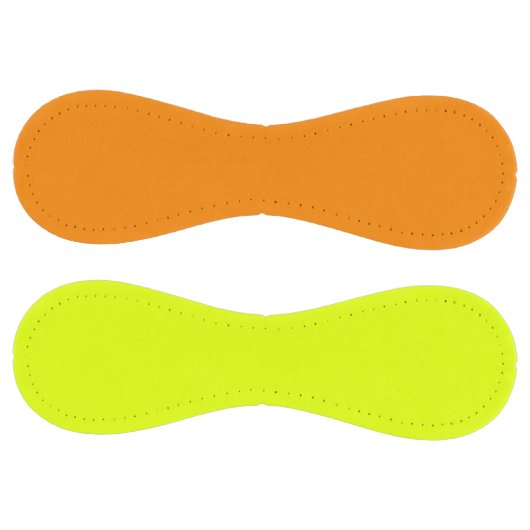 鮮無地のやかなオレンジ色とネオンイエロー色 ソフトボール (パネル)