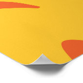 鮮魚の継ぎ目の無い模様。海辺で描いた手 ポスター (角)