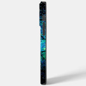 鮮鮮やかやかな色のスプラッシュひびiPhoneケース Case-Mate iPhoneケース (裏面 / 左)