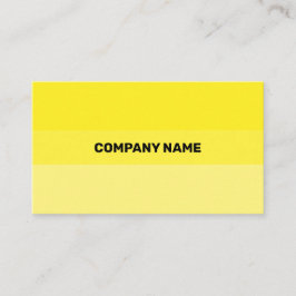 鮮黄色の透コンテンポラリー過性 名刺