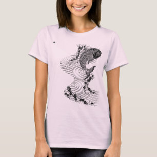 鯉とさくらんぼの花鯉桜 Tシャツ