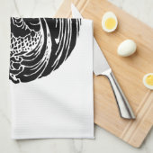 鯉と水 キッチンタオル (四つ折り)