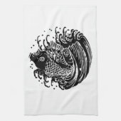 鯉と水 キッチンタオル (縦)