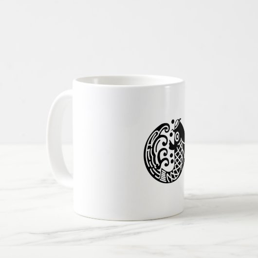鯉と波 コーヒーマグカップ (正面左)