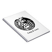 鯉と波 ノートブック (右側)