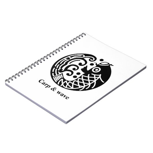 鯉と波 ノートブック (左側)