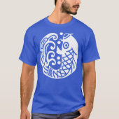 鯉と波 Tシャツ (正面)