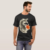 鯉と紅葉 Tシャツ (正面フル)