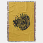 鯉に水 スローブランケット (正面縦)