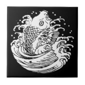 鯉に水 タイル (正面)