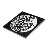 鯉に波 タイル (側面)