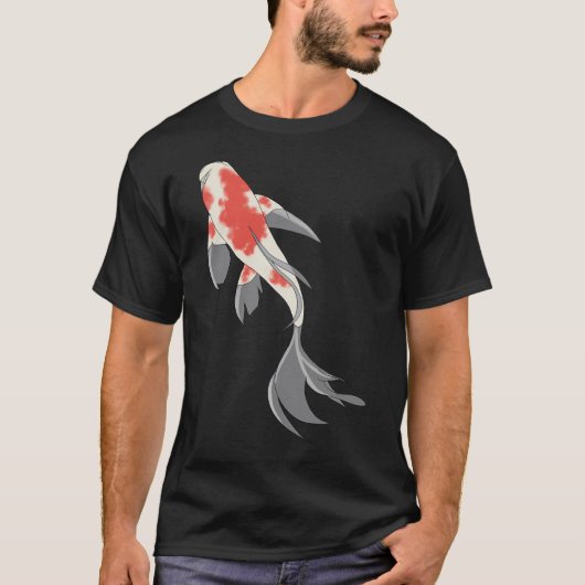 鯉のスケッチ Tシャツ (正面)
