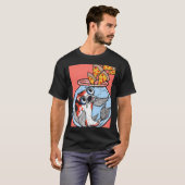 鯉のピザ Tシャツ (正面フル)