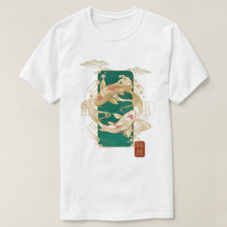 鯉の上昇Tシャツ Tシャツ