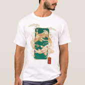 鯉の上昇Tシャツ Tシャツ (正面)
