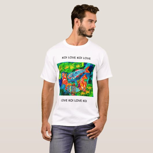 鯉の愛 Tシャツ (正面フル)