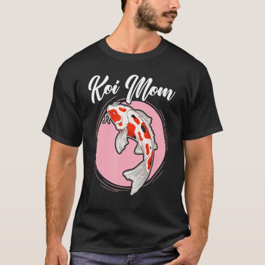 鯉の母 錦鯉 お母さんへのプレゼントに Tシャツ (正面)