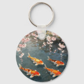 鯉の池 桜の静けさ キーホルダー (裏面)
