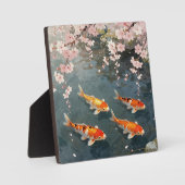 鯉の池 桜の静けさ フォトプラーク (正面)