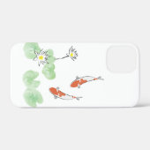 鯉の池 iPhone 12 Mini カバー (裏面 (横))