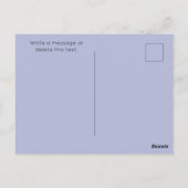 鯉の波模様の日本風カスタムデザイン ポストカード (裏面)