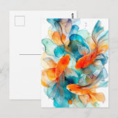 鯉の流れ ポストカード (正面/裏面)