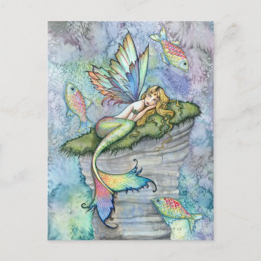 鯉の花嫁と魚のはがき ポストカード (正面)