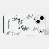 鯉の芸術 セレニティ iPhoneケース (裏面横)