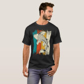 鯉の錦鯉ヴィンテージ Tシャツ (正面フル)