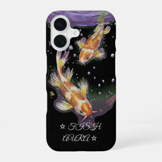 鯉の魚のアウラ エレガントな日本美術 フォンケース iPhone 16ケース