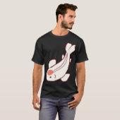 鯉の魚のアート Tシャツ (正面フル)