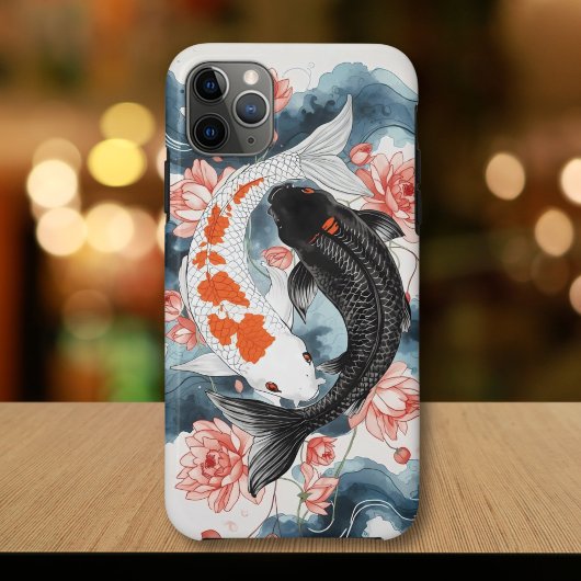 鯉の魚陰陽蓮の芸術 Case-Mate iPhoneケース
