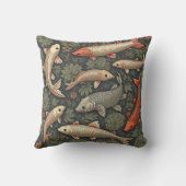 鯉は幸運のシンボルである枕 クッション (裏面)