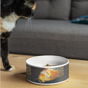 鯉カラフル魚フォトパターンペット ボウル